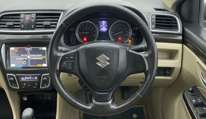 2017 Maruti Ciaz ALPHA  AT 1.4  PETROL, Petrol, Automatic, 95,675 km, Steering Wheel Close Up
