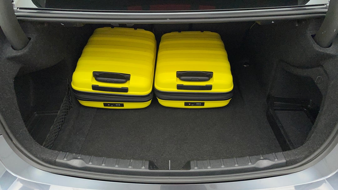 Boot Inside View with Luggage