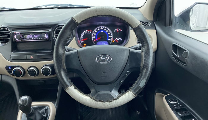 2017 Hyundai Grand i10 MAGNA 1.2 KAPPA VTVT, Petrol, Manual, 26,425 km, Steering Wheel Close Up