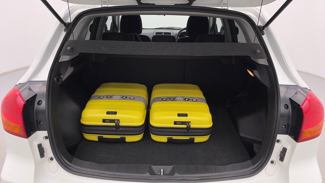 Boot Inside View with Luggage