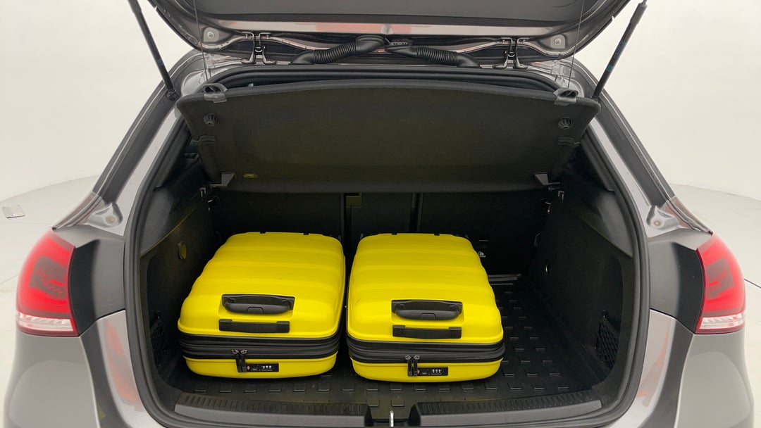 Boot Inside View with Luggage