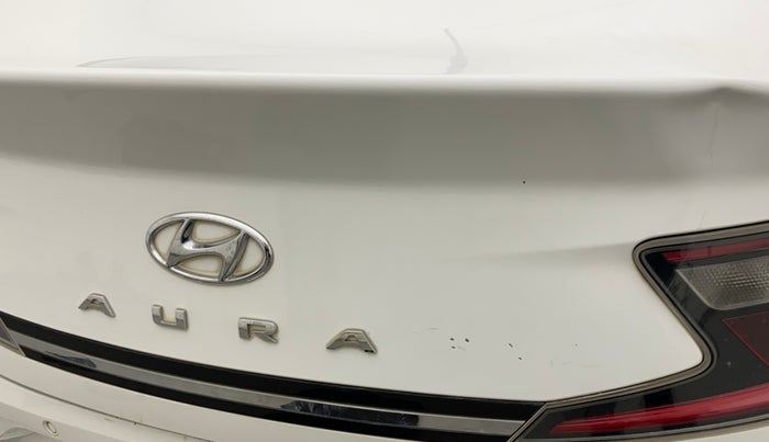 2021 Hyundai AURA S 1.2 CNG, CNG, Manual, 43,011 km, Dicky (Boot door) - Minor scratches