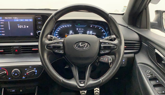 2021 Hyundai NEW I20 N LINE N6 1.0 TURBO GDI IMT, Petrol, Manual, 15,401 km, Steering Wheel Close Up