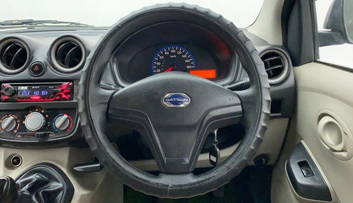 2017 Datsun Go T, Petrol, Manual, 28,061 km, Steering Wheel Close Up