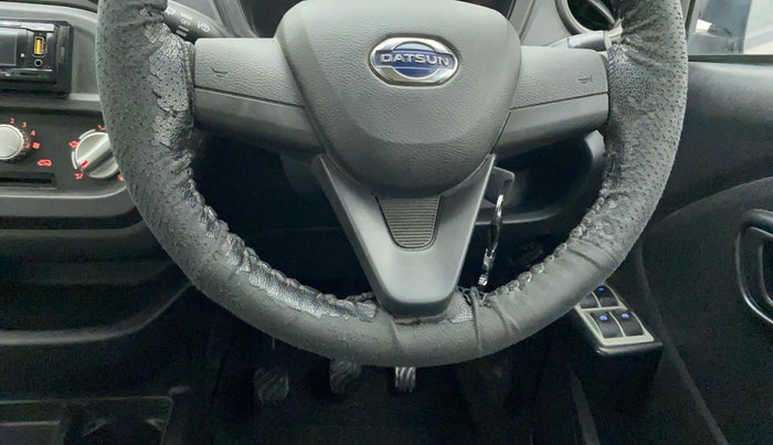 2019 Datsun Redi Go A, Petrol, Manual, 11,430 km, Steering wheel - Steering cover is minor torn