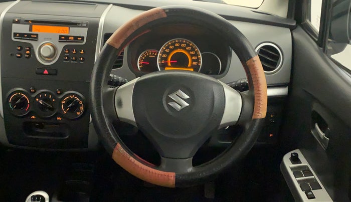 2012 Maruti Wagon R 1.0 VXI, Petrol, Manual, 84,468 km, Steering Wheel Close Up