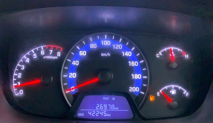 2016 Hyundai XCENT PRIME T+ PETROL, Petrol, Manual, 42,321 km, Odometer Image