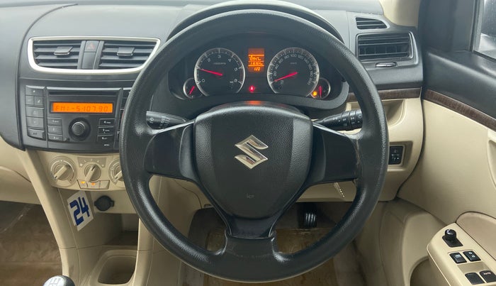 2014 Maruti Swift Dzire VDI BS IV, Diesel, Manual, 1,16,620 km, Steering Wheel Close Up
