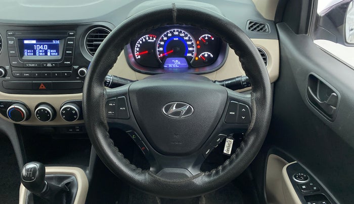 2018 Hyundai Grand i10 MAGNA 1.2 KAPPA VTVT, Petrol, Manual, 36,703 km, Steering Wheel Close Up