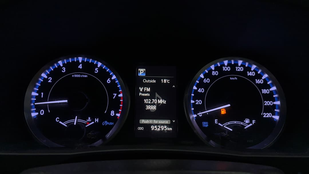 2019 Toyota Kluger Gx (4x2), Automatic, 95295 km, Odometer View