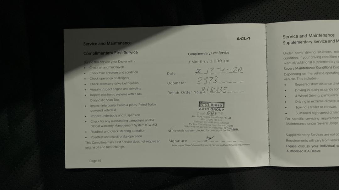 2025 Kia Sportage Gt-line Hev (AWD), Automatic, 3036 km, Service History