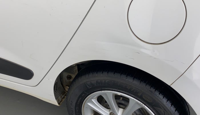 2014 Hyundai Grand i10 ASTA 1.2 KAPPA VTVT, Petrol, Manual, 60,865 km, Left quarter panel - Slightly dented