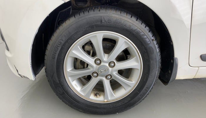 2014 Hyundai Grand i10 ASTA 1.2 KAPPA VTVT, Petrol, Manual, 60,865 km, Left Front Wheel
