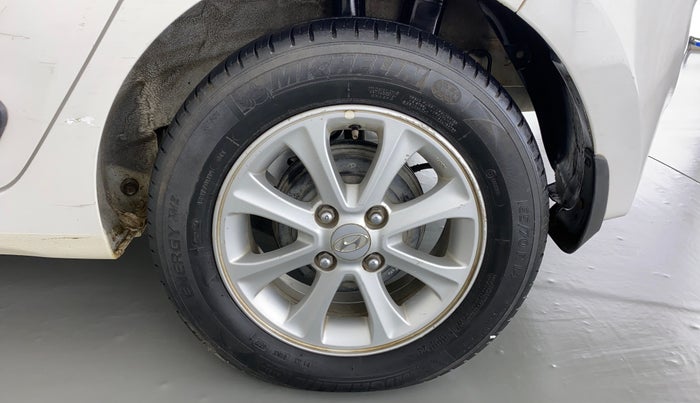 2014 Hyundai Grand i10 ASTA 1.2 KAPPA VTVT, Petrol, Manual, 60,865 km, Left Rear Wheel