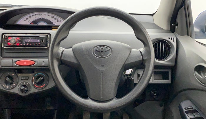 2012 Toyota Etios Liva G, Petrol, Manual, 69,521 km, Steering Wheel Close Up