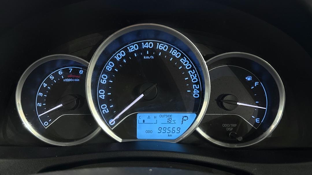 2016 Toyota Corolla Ascent Sport, Automatic, 99569 km, Odometer View