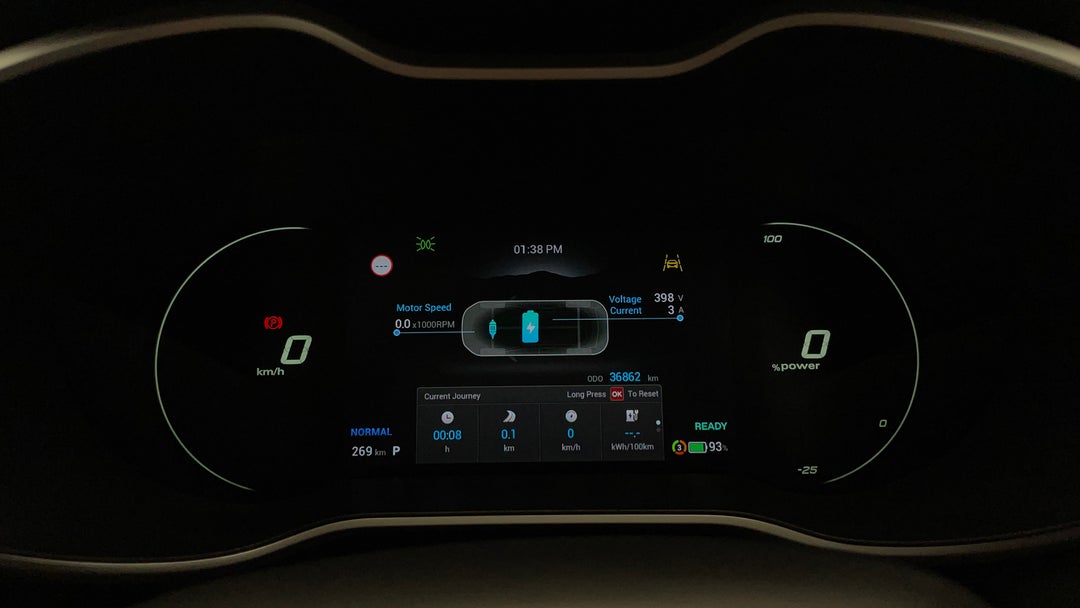 2023 MG ZS EV Essence, Automatic, 36862 km, Odometer View