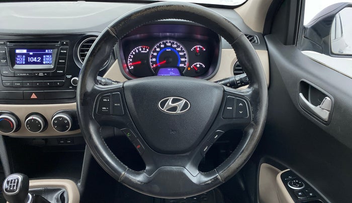 2015 Hyundai Grand i10 ASTA 1.2 KAPPA VTVT, Petrol, Manual, 71,951 km, Steering Wheel Close Up