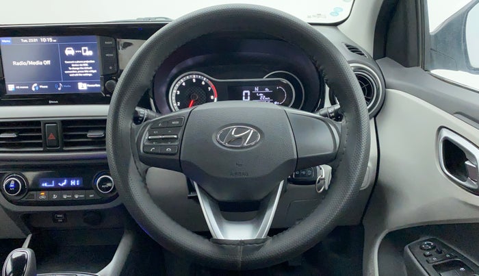 2021 Hyundai GRAND I10 NIOS SPORTZ AMT 1.2 KAPPA VTVT, Petrol, Automatic, 17,916 km, Steering Wheel Close Up