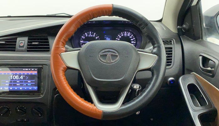 2018 Tata Zest XE PETROL, CNG, Manual, 57,554 km, Steering Wheel Close Up