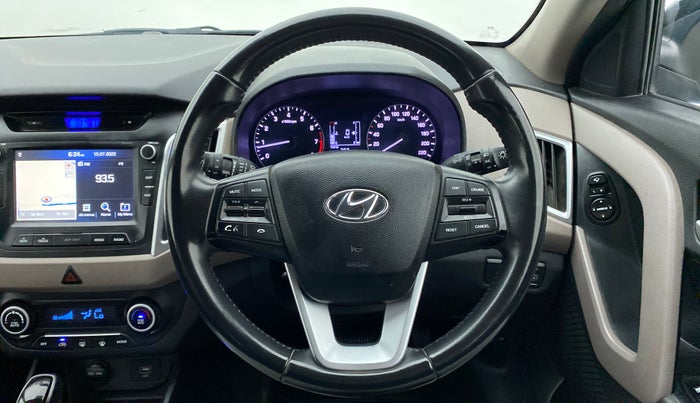 2019 Hyundai Creta 1.6 VTVT SX AUTO, Petrol, Automatic, 23,319 km, Steering Wheel Close Up
