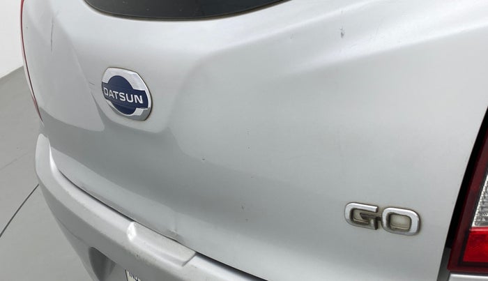 2015 Datsun Go T, Petrol, Manual, 56,808 km, Dicky (Boot door) - Slightly dented