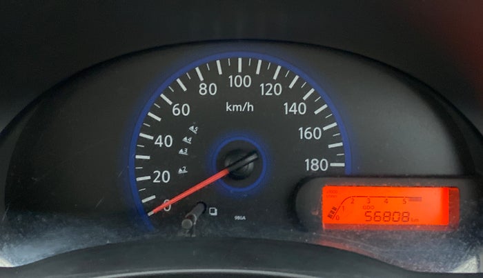 2015 Datsun Go T, Petrol, Manual, 56,808 km, Odometer Image