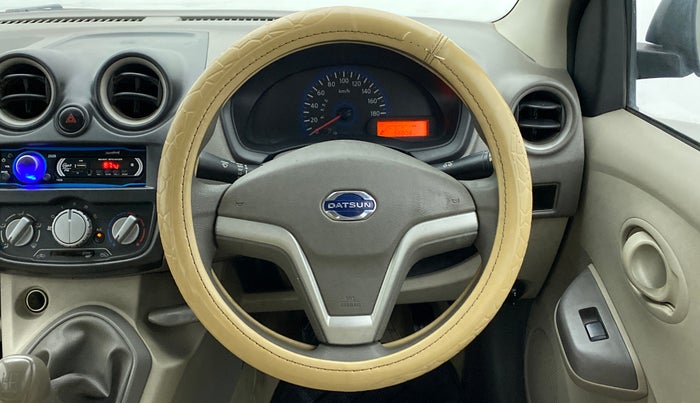 2015 Datsun Go T, Petrol, Manual, 56,808 km, Steering Wheel Close Up