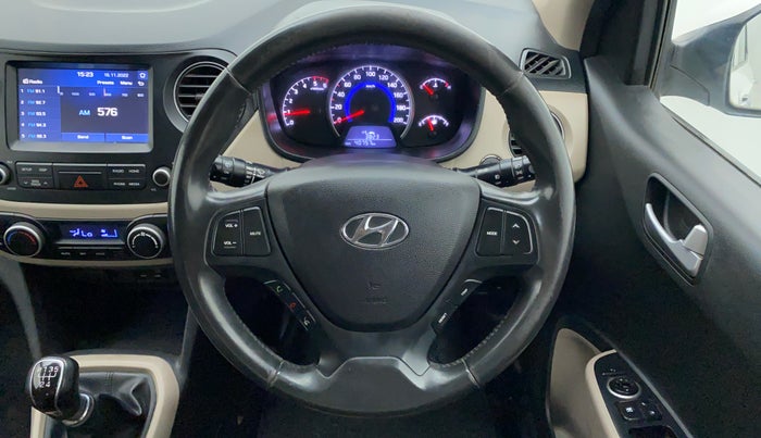 2018 Hyundai Grand i10 ASTA 1.2 CRDI, Diesel, Manual, 40,757 km, Steering Wheel Close Up