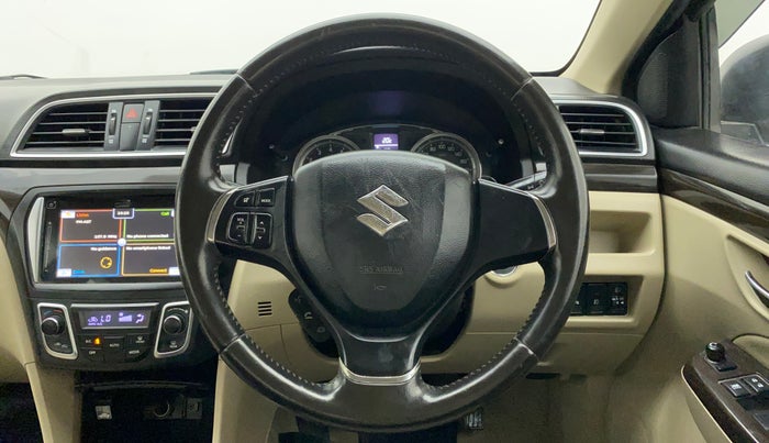 2017 Maruti Ciaz ALPHA 1.4 PETROL, Petrol, Manual, 77,919 km, Steering Wheel Close Up