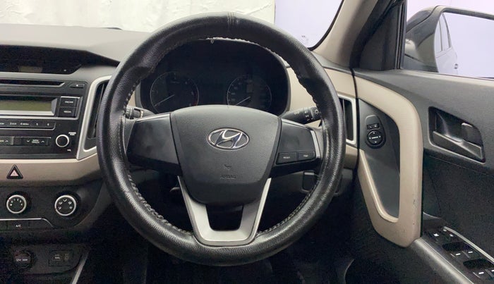 2017 Hyundai Creta E PLUS 1.4 DIESEL, Diesel, Manual, 91,883 km, Steering Wheel Close Up