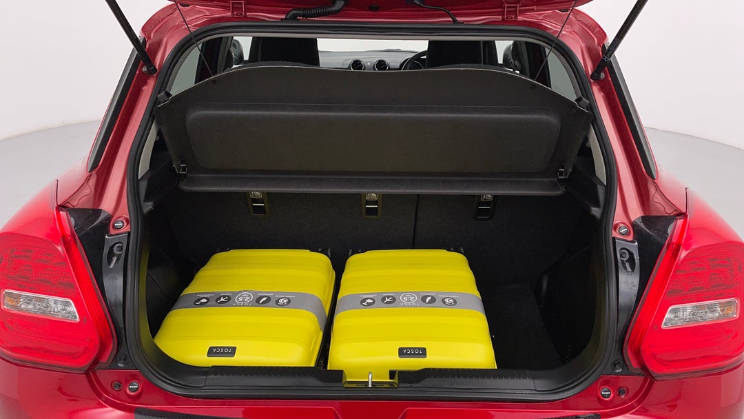 Boot Inside View with Luggage