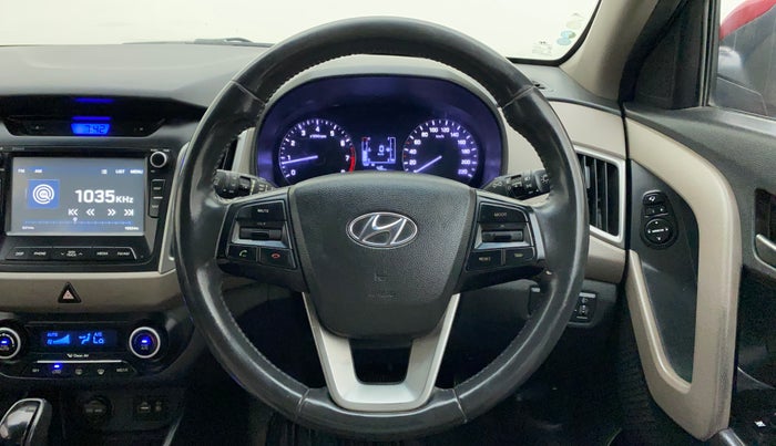 2016 Hyundai Creta SX PLUS AT 1.6 PETROL, Petrol, Automatic, 90,683 km, Steering Wheel Close Up