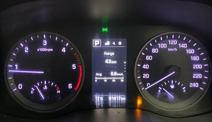 2017 Hyundai Tucson 2WD AT GLS DIESEL, Diesel, Automatic, 91,417 km, Odometer Image