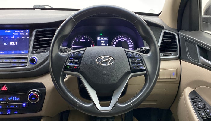 2017 Hyundai Tucson 2WD AT GLS DIESEL, Diesel, Automatic, 91,417 km, Steering Wheel Close Up