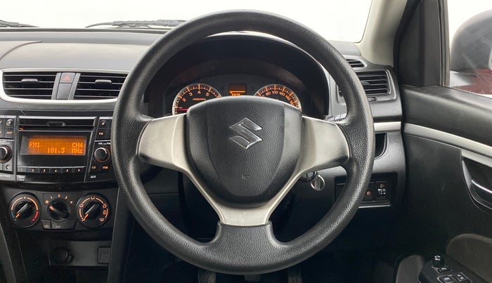2015 Maruti Swift VXI, Petrol, Manual, 88,263 km, Steering Wheel Close Up