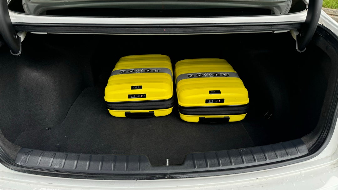 Boot Inside View with Luggage