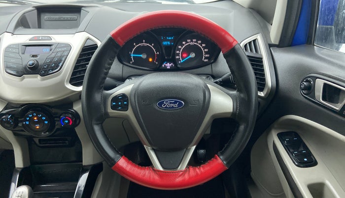 2014 Ford Ecosport 1.5 TREND TDCI, Diesel, Manual, 1,32,170 km, Steering Wheel Close Up