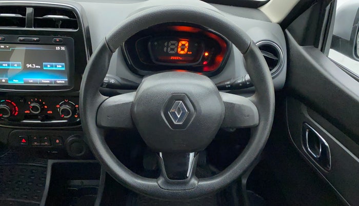 2019 Renault Kwid 1.0 RXT Opt, Petrol, Manual, 21,168 km, Steering Wheel Close Up