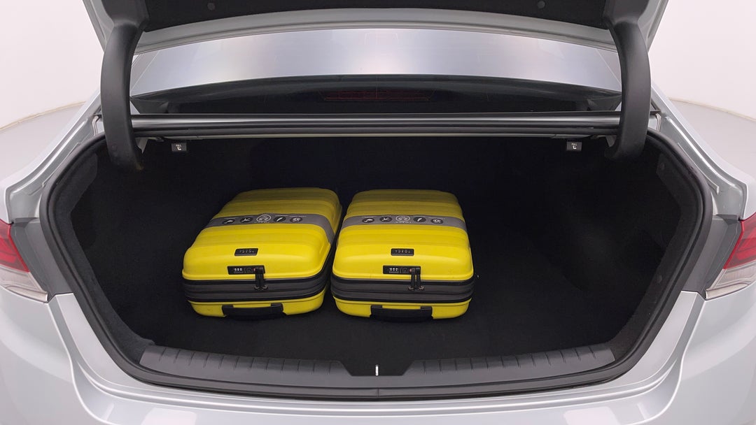 Boot Inside View with Luggage