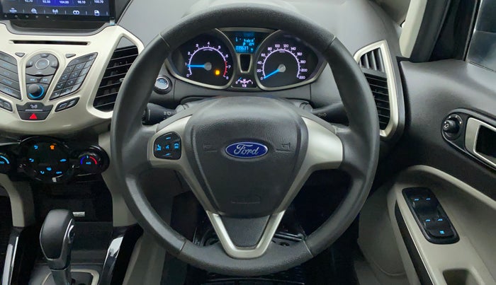 2017 Ford Ecosport 1.5 TITANIUM TI VCT AT, Petrol, Automatic, 39,697 km, Steering Wheel Close Up