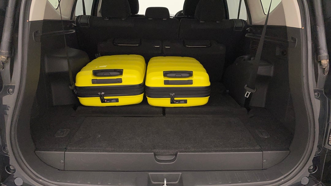 Boot Inside View with Luggage