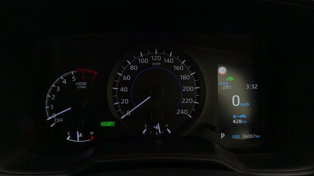 2019 Toyota Corolla Ascent Sport Hybrid, Automatic, 36087 km, Odometer View