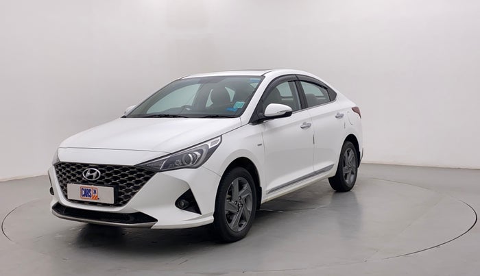 2021 Hyundai Verna SX 1.5 VTVT IVT, Petrol, Automatic, 18,919 km, Left Front Diagonal