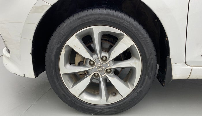 2017 Hyundai Elite i20 ASTA 1.2 (O), Petrol, Manual, 41,497 km, Left Front Wheel