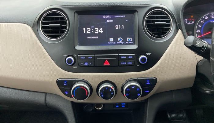 2017 Hyundai Grand i10 SPORTZ (O) AT 1.2 KAPPA VTVT, Petrol, Automatic, 72,376 km, Air Conditioner