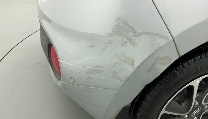 2017 Hyundai Grand i10 SPORTZ (O) AT 1.2 KAPPA VTVT, Petrol, Automatic, 72,376 km, Rear bumper - Paint is slightly damaged