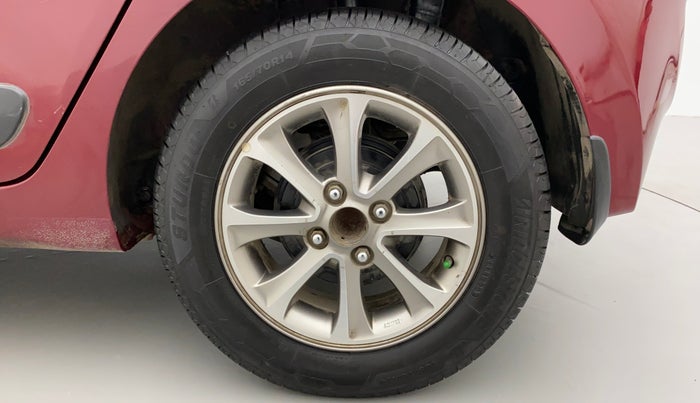 2016 Hyundai Grand i10 ASTA (O) 1.2 KAPPA VTVT, Petrol, Manual, 38,193 km, Left Rear Wheel