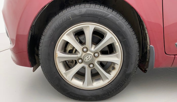 2016 Hyundai Grand i10 ASTA (O) 1.2 KAPPA VTVT, Petrol, Manual, 38,193 km, Left Front Wheel