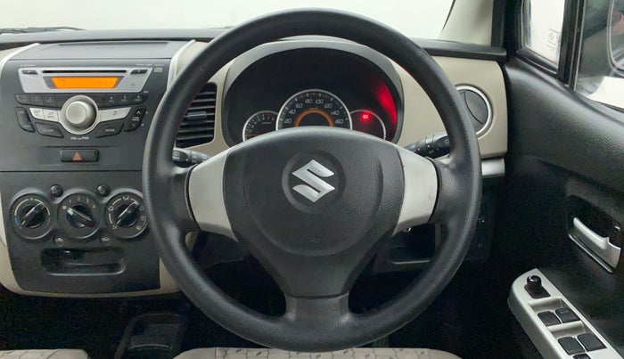 2014 Maruti Wagon R 1.0 VXI, Petrol, Manual, 25,501 km, Steering Wheel Close-up